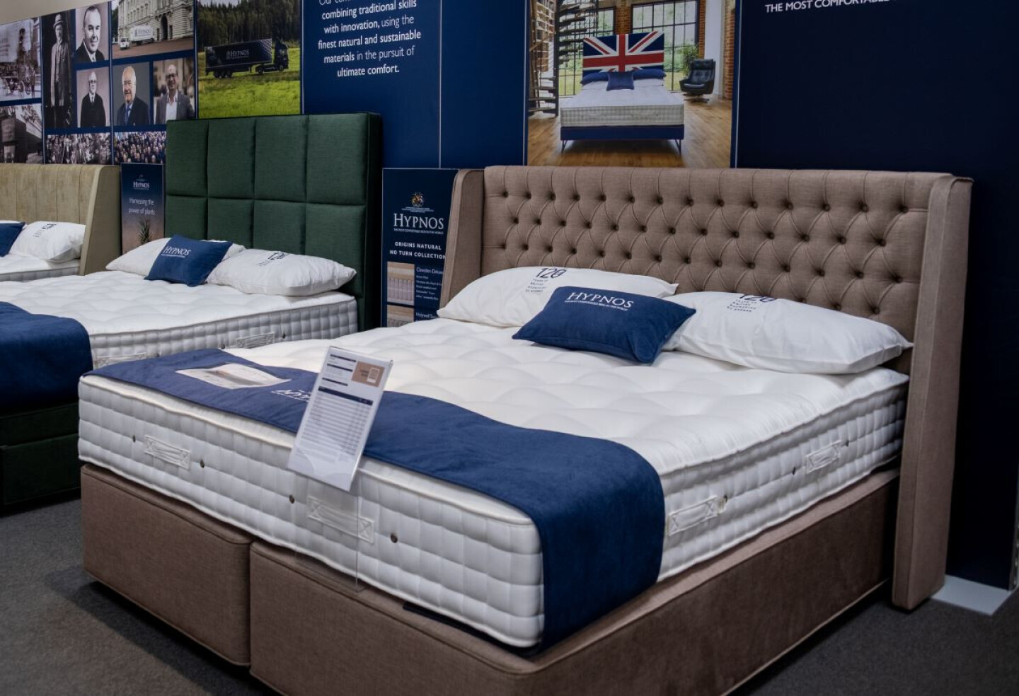 Beds Exhibitor, Hypnos
