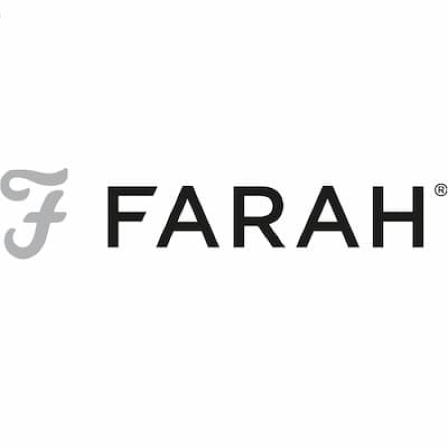 Farah Dark Grey Straight Leg Trousers | New Look